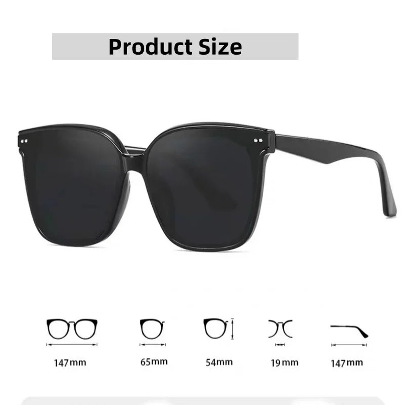 Summer New Polarized Sunglasses Women's Elegant Sunglasses Internet Celebrity Same Style Men's Fashion UV400 Sunglasses