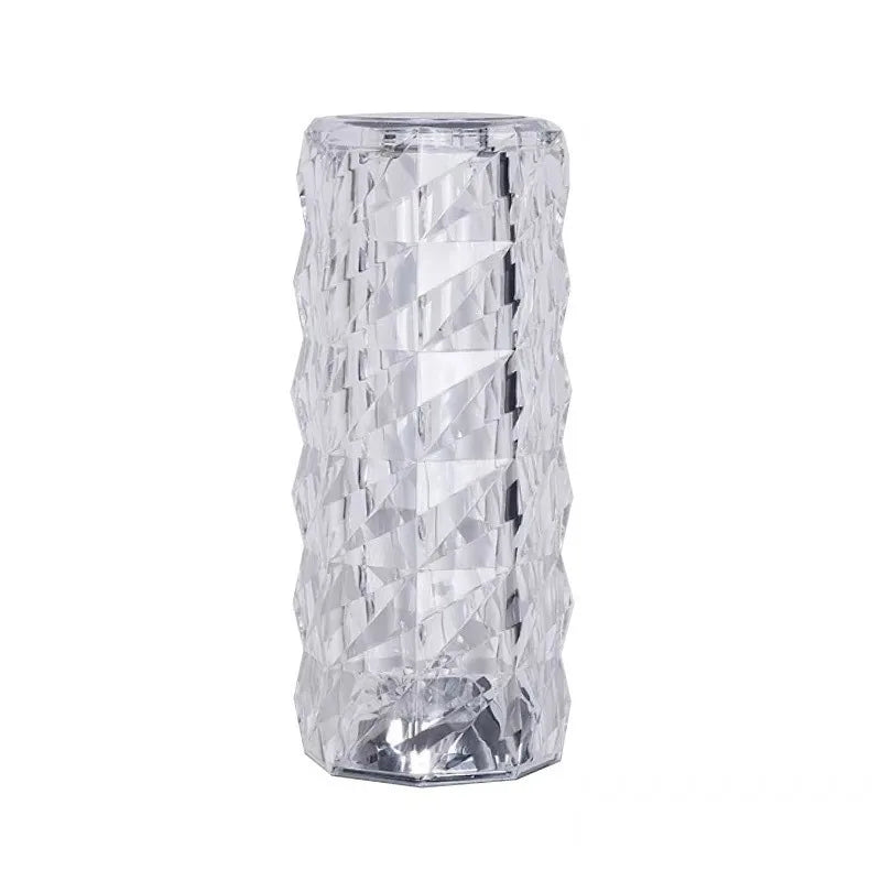 Crystal desk lamp rose light ambient light bedroom bedside beautiful romantic color atmosphere charging