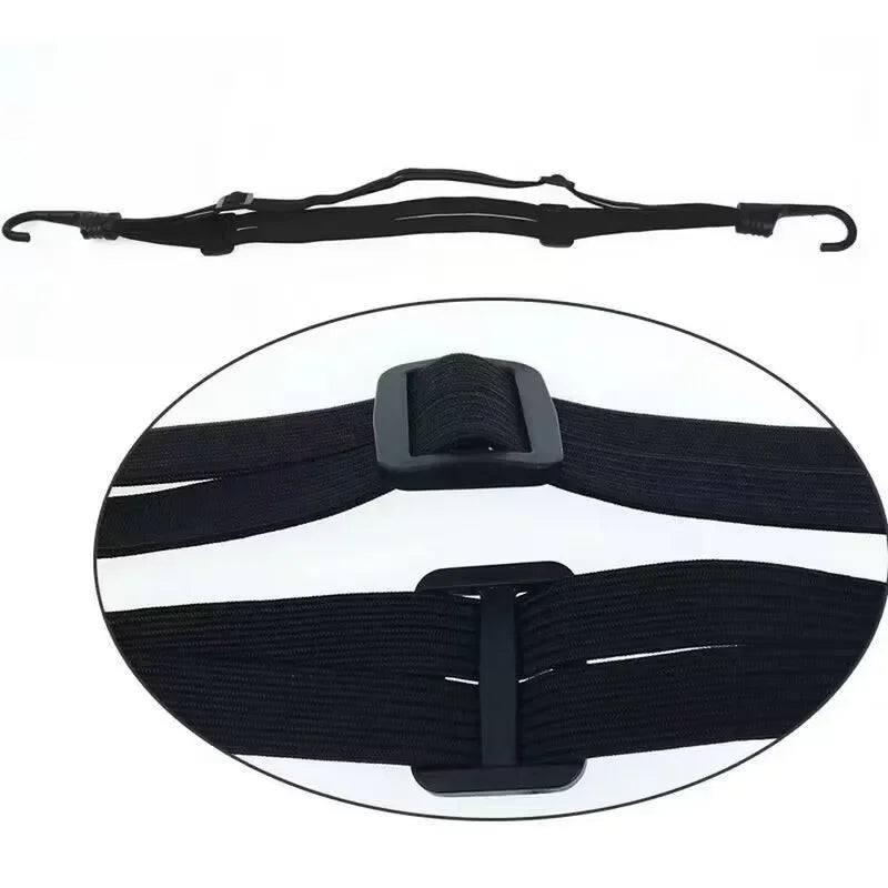 Motorcycle Luggage Strap Universal Moto Helmet Gears Fixed Elastic Buckle Rope High-Strength Retractable Protective Luggage Net