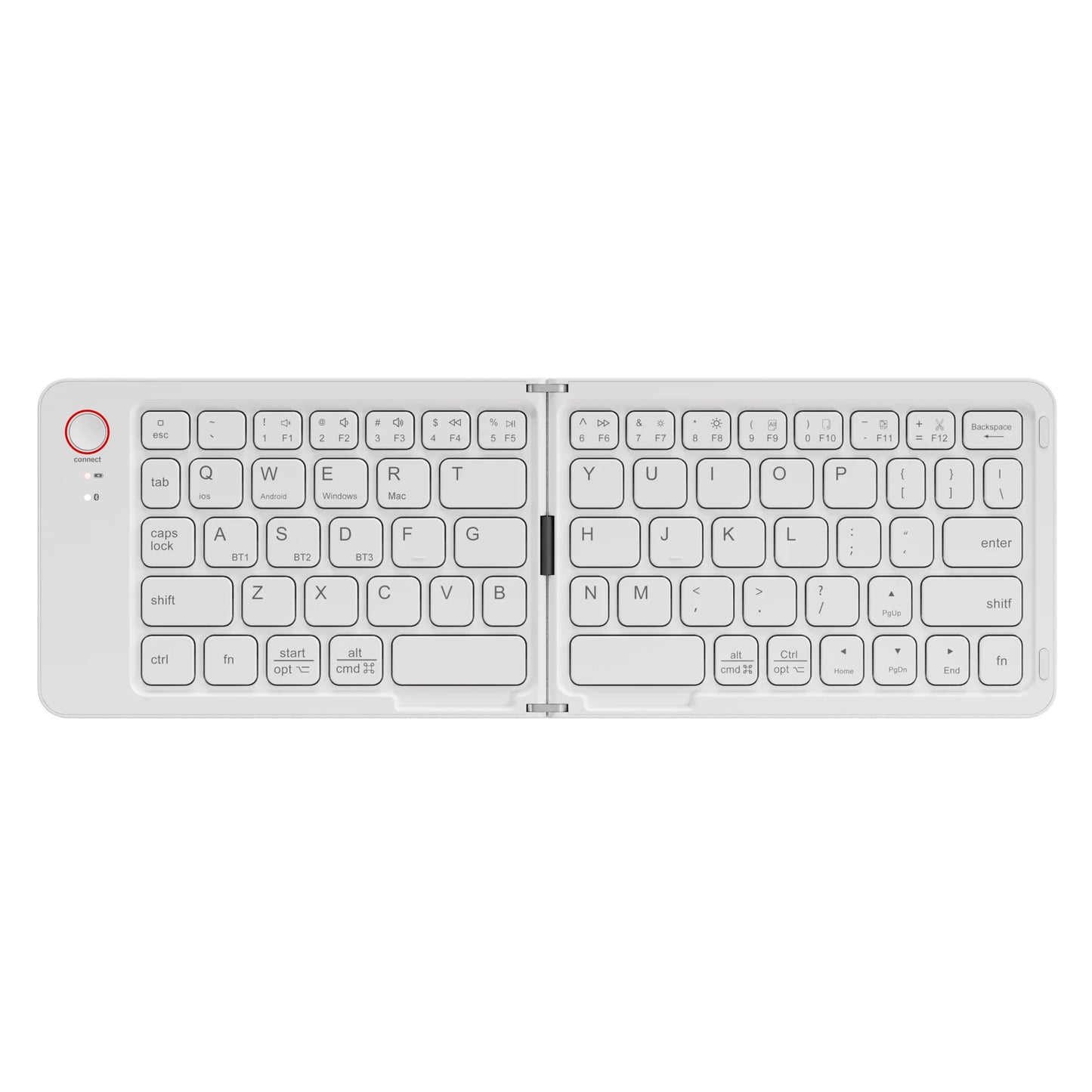 Portable Wireless BT Foldable Keyboard for IOS/Android/Windows Tablet Mobile Phone Portable Keyboard Computer Accessories