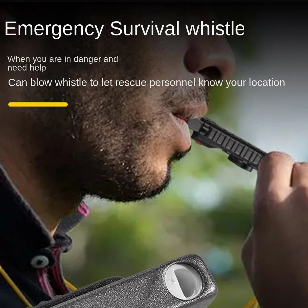 10 Function Keychain Light Charging Super Bright COB Magnetic Work Light Cigarette Lighter Screwdriver Cut with Knife To Survive