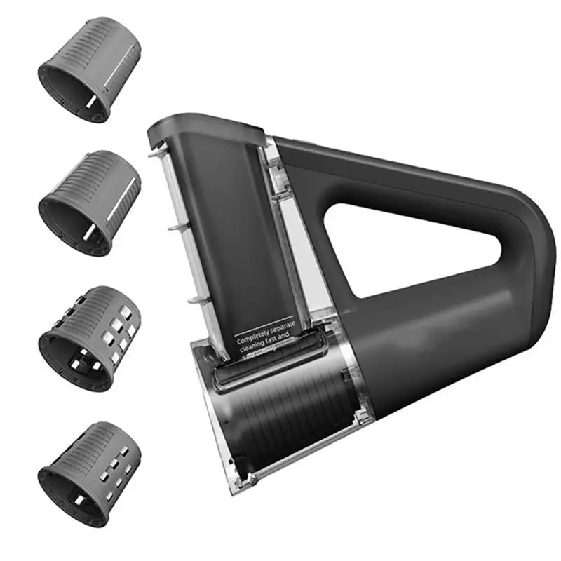 Electric Cheese Grater Portable Salad Maker With 4 Different Shapes Of Blades 40W Electric Rotary Slicer Shredder