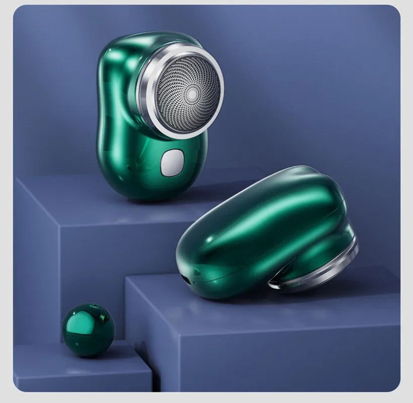 Mini-Shave Portable Electric Shaver Type-c Rechargeable Electric Shaver Type-c Fast Charging Pocket Razor Wet Dry Painless Shave