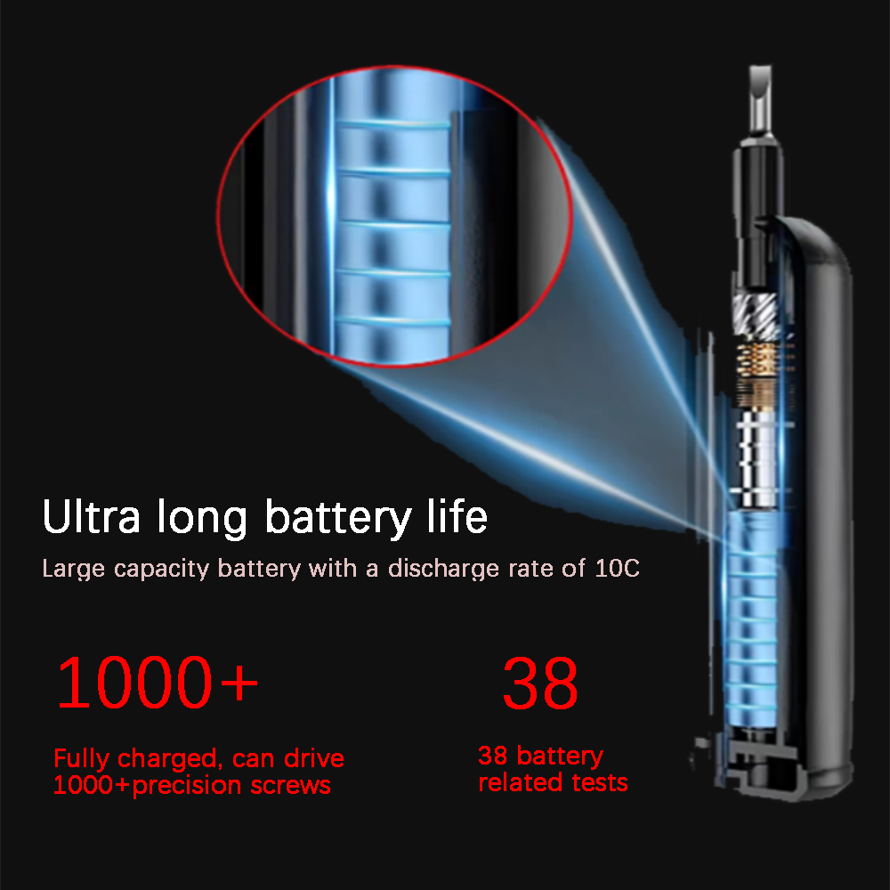Electric screwdriver household lithium battery rechargeable small screwdriver screwdriver set multifunctional