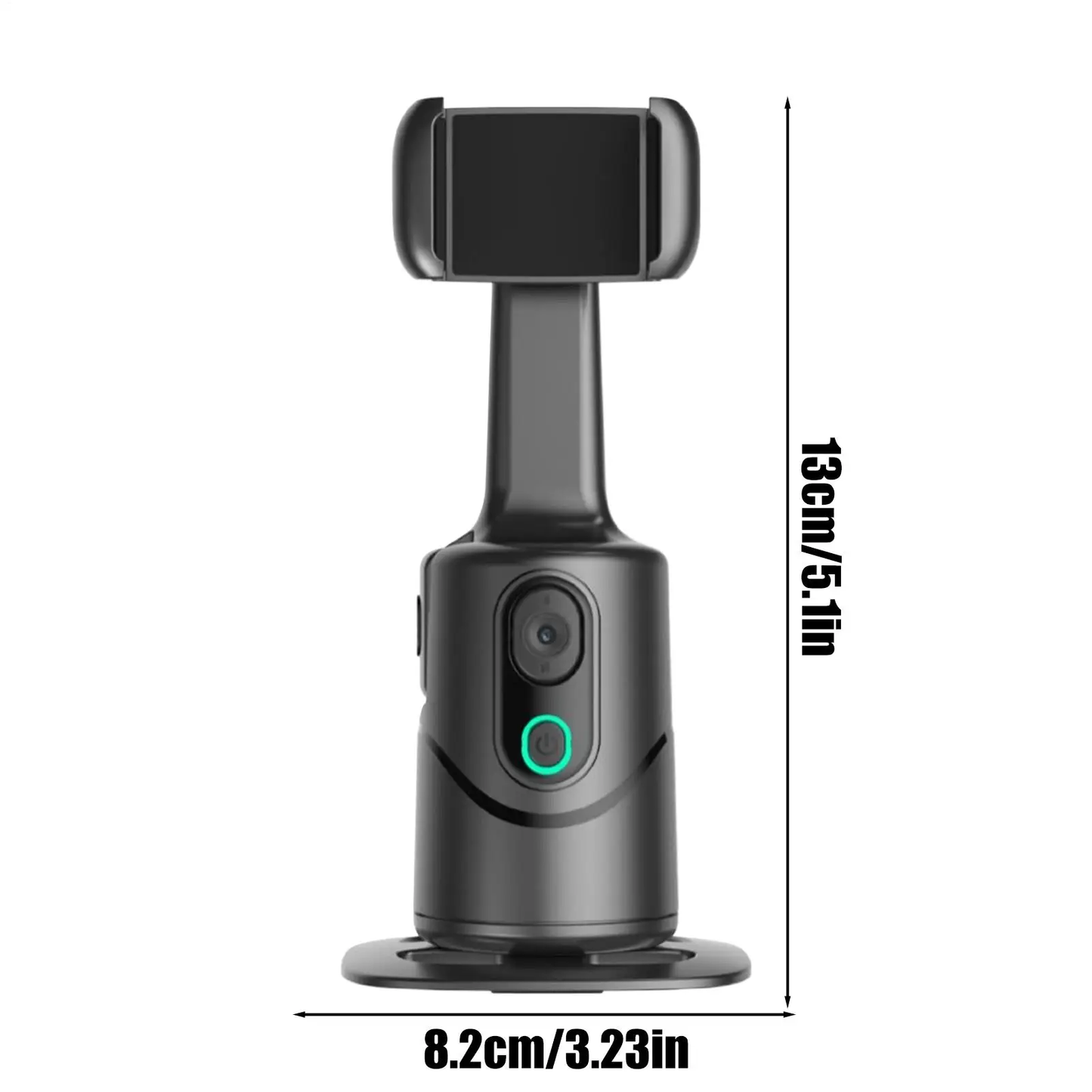 Phone Stabilizer 360 Degree Smart Face Tracking AI Gimbals Vlogging Stabilizer Desktop Cell Phone Holder Tripod For Photography