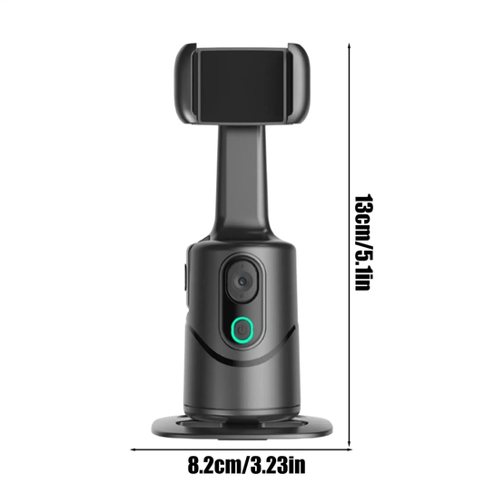 Phone Stabilizer 360 Degree Smart Face Tracking AI Gimbals Vlogging Stabilizer Desktop Cell Phone Holder Tripod For Photography