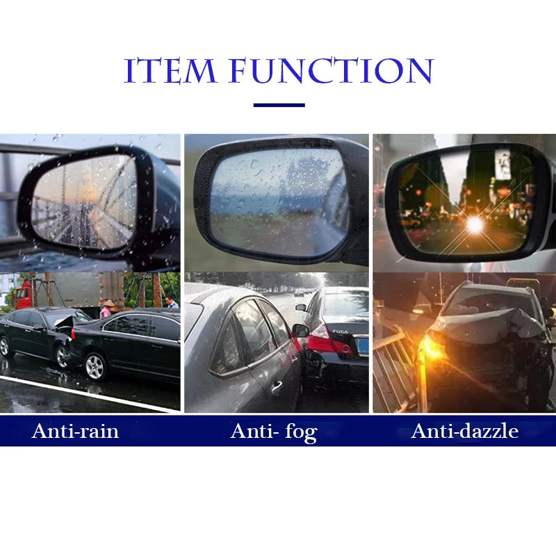 2pcs/lot Rainproof Car Rearview Mirror Sticker Film Anti-fog Protector Film Nanomaterial Membrane sticker anti-rain Universal