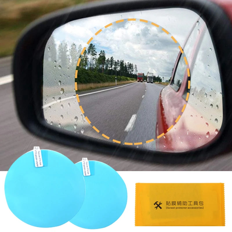 2pcs/lot Rainproof Car Rearview Mirror Sticker Film Anti-fog Protector Film Nanomaterial Membrane sticker anti-rain Universal