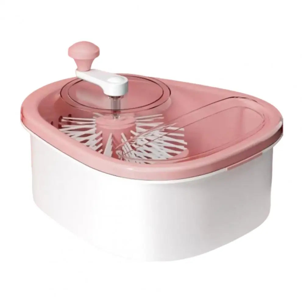 Produce Cleaner Family Size Fruit Bowl Fruit Cleaner Spinner with Rotating Vortex Produce Rinse Bowl Drain Basket for Berries