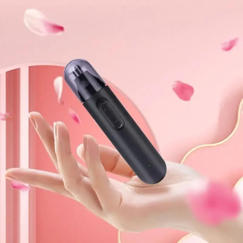 Precise Electric Nose Hair Trimmer Featuring Safety Rounded Waterproof Portable Grooming Tool X7XA