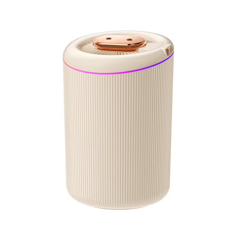 4.5LCapacity USB Humidifier with Dual Spray and Night Light for Home Office Air Purification