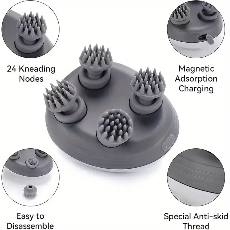 Rechargeable Head MassagerMulti-purpose Dragon Claw Hand Cervical MassagerShoulder and Neck Head Meridian Electric Massager