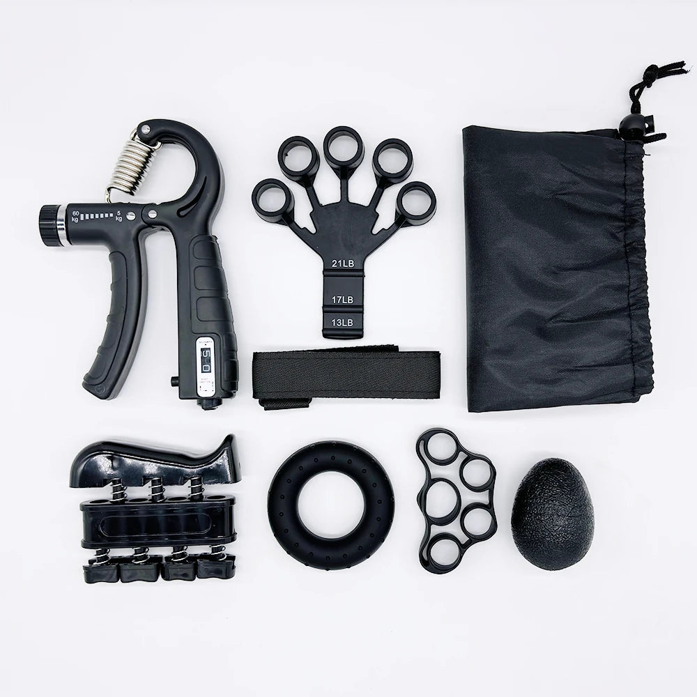 Gripper Kit Countable Strength Exercise Pliers Finger Stretcher Arthritis Rehabilitation Training Portable Hand Compact Soft