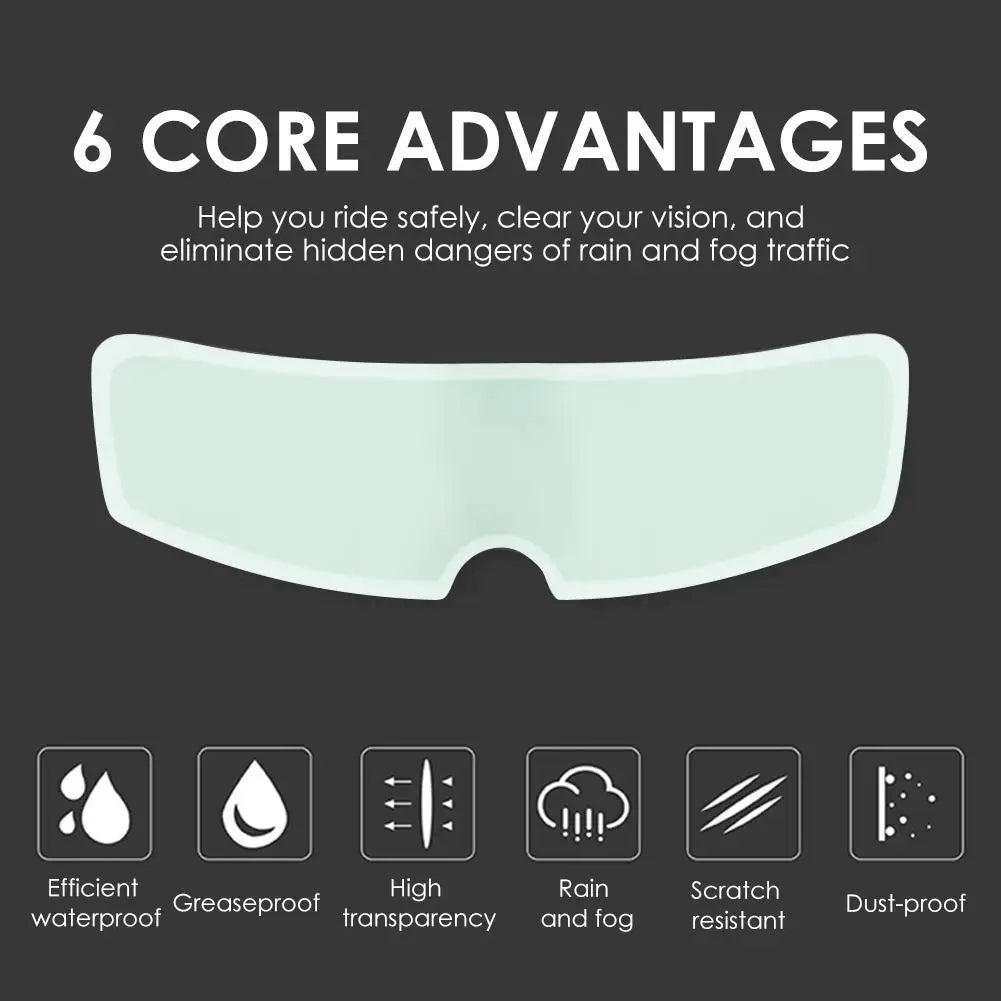 Fog Resistant Film for Motorcycle Helmet Visor Shield Nano Coating Practical Multi-functional  Anti Fog Film
