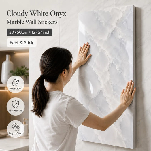 wallpaper Imitation Marble Wall Stickers IXPE Self-adhesive Floor Stickers Waterproof Bathroom living Room Decoration Decals