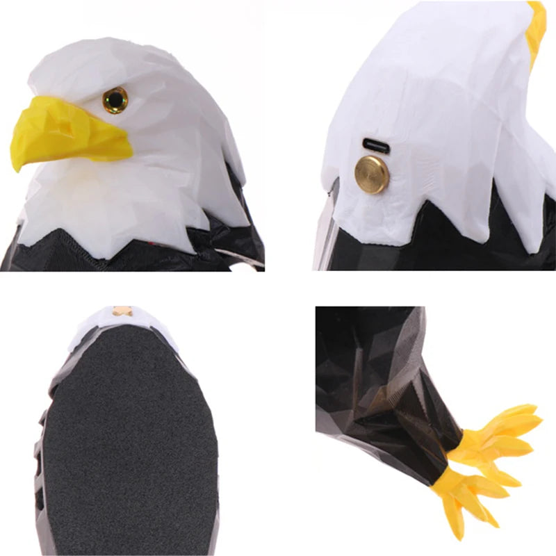Remote Control Charging Eagle Light 3D Wall Lamp Eagle Shape Projector Modern Creative Atmosphere Lamp Light 3D Print Animal
