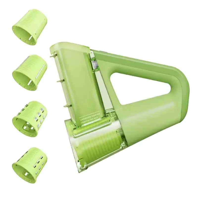 Electric Cheese Grater Portable Salad Maker With 4 Different Shapes Of Blades 40W Electric Rotary Slicer Shredder