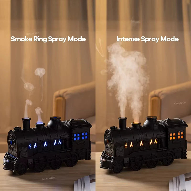 Ultrasonic air humidifier for trains, jellyfish spray, essential oil diffuser, remote control, colored lights