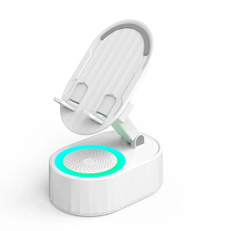 New smart sensor wireless bluetooth bracket speaker 018 lazy chair timing alarm clock carry multi-function