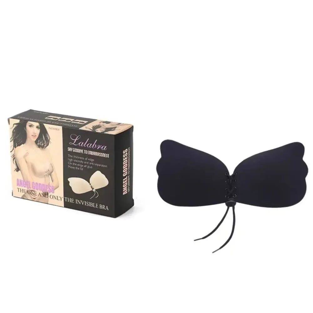 Silicone Sticky Invisible Bandeau Backless Bra Push Up Strapless Bras Stick On Bra