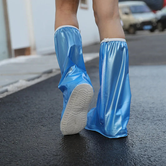 40CM Rainy Water Proof Shoes Tall Shoe Coveres Rain Waterproof Silicone Shoes Protectors Cycling Rain Boots Non-Slip Shoe Cover