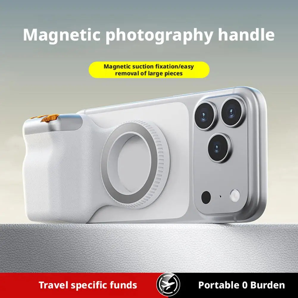 Magnetic Phone Grip for magsafe Ergonomics Phone Remote Shutter Handle Universal Portable Holder For Photography J3O7