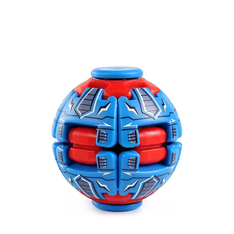 Portable 3D Printing Antistress Fidget Spinner Color Pressure Reducing Ball Press Rotate Relieve Stress Office Toy Children Gift