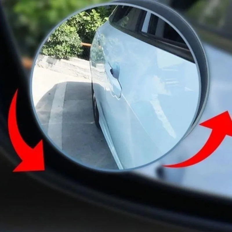 Adjustable Small Round Car Reverse Auxiliary Rearview Convex Mirror Car Blind Spot Rear View Mirror Wide Angle 360 Degree Mirror