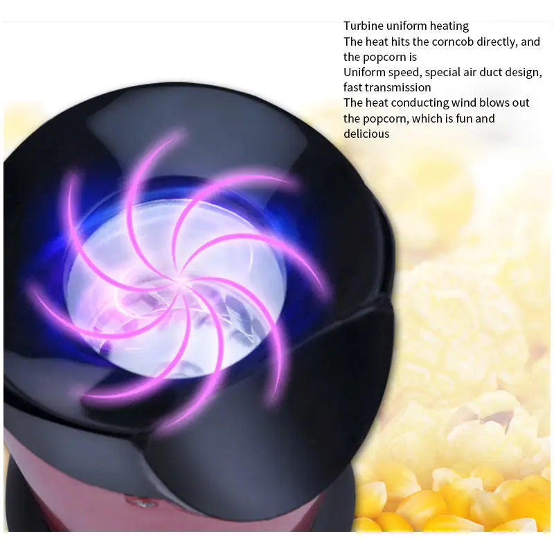 Home children's popcorn machine automatic popcorn machine Foreign trade European rules American rules The popcorn machine