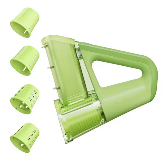 Electric Cheese Grater Portable Salad Maker With 4 Different Shapes Of Blades 40W Electric Rotary Slicer Shredder