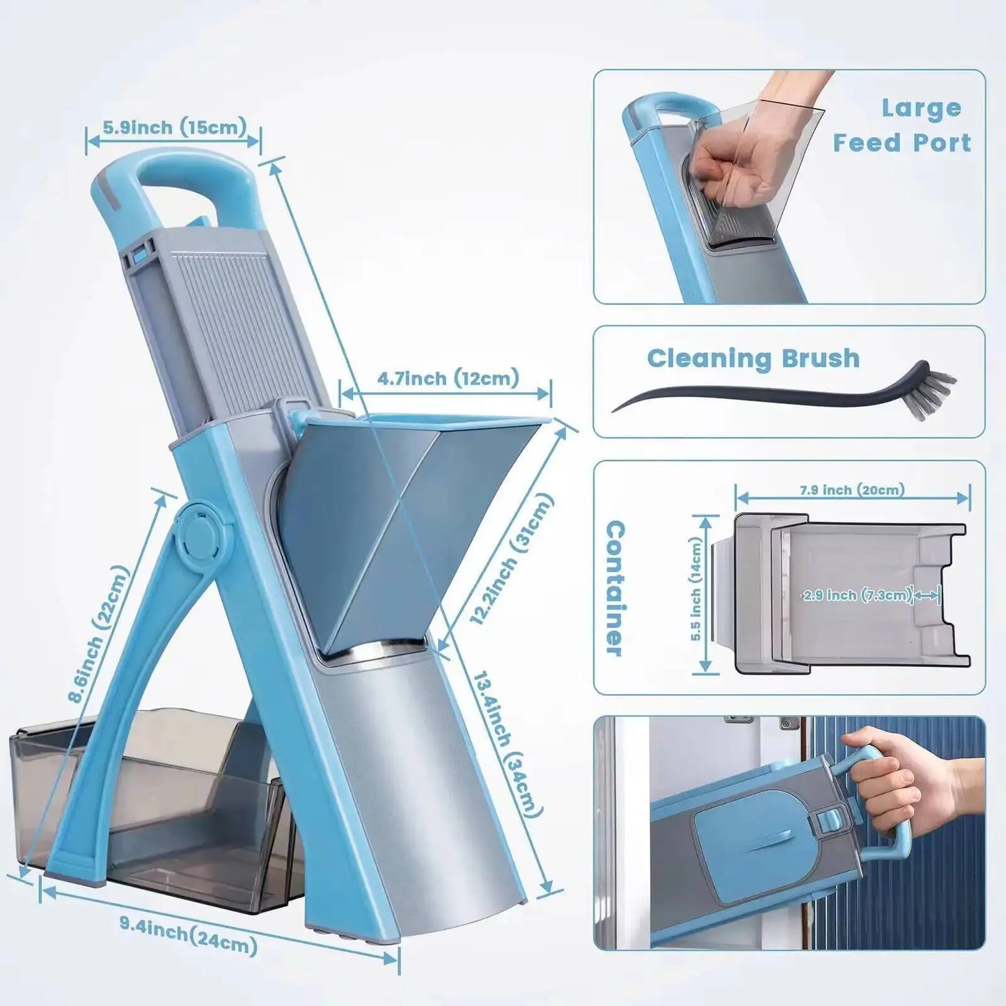 Multifunction Vegetable Safe Gadget Mandoline Kitchen Salad Chopper Potato Slicer French Fries Cutter Cooking