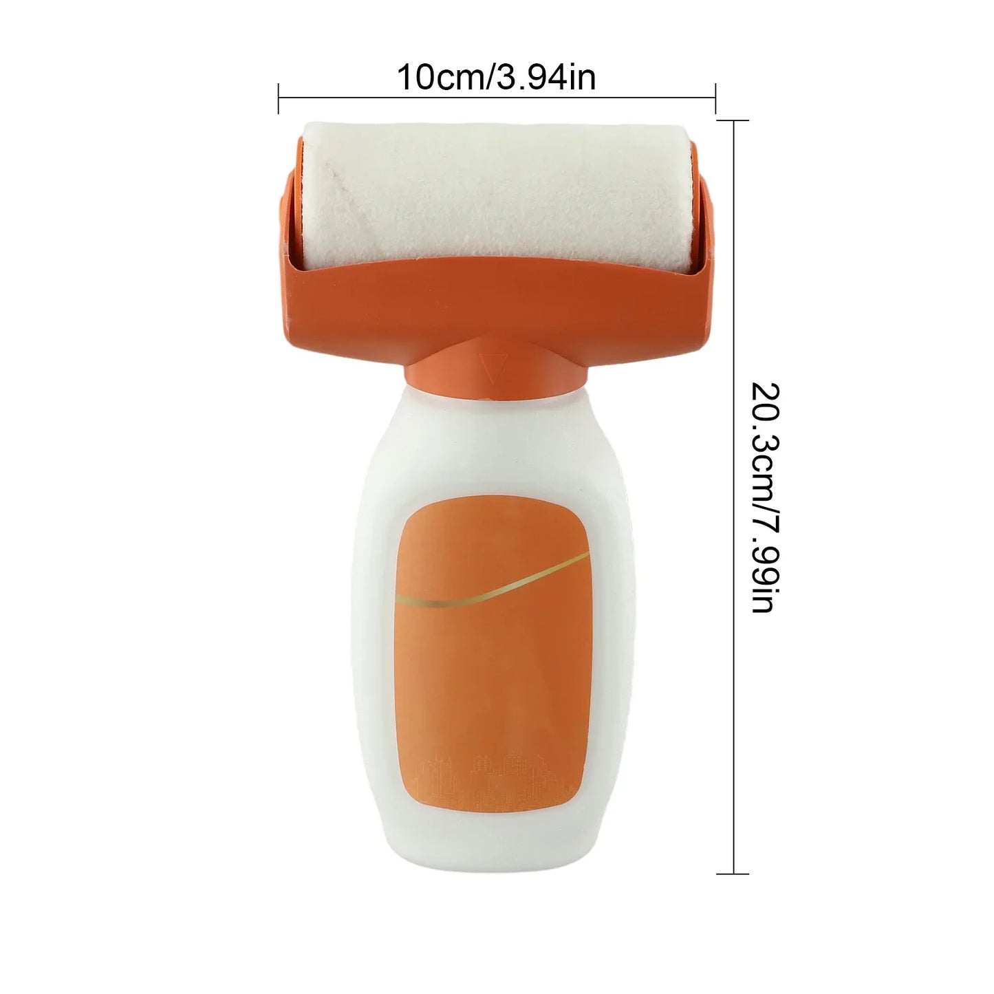 360 Degree Roller Paint Brush Home Repair Tool Paint Repair Tool About 21cm*10.5cm 2-in-1 Roller Paint No Marking Roller