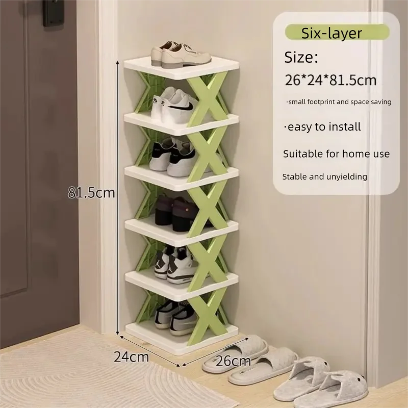 1Set Plastic Folding DIY Splicing Shoe Rack Home Simple Door Multifunctional Shoe Cabinet Multi layer Storage Rack for Shoes