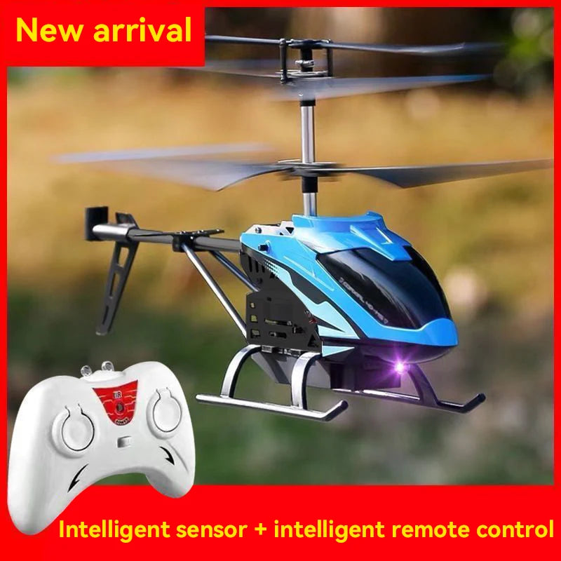 Mini Remote Control Induction Helicopter Indoor Gesture Suspension Drone Drop resistant Charging Remote Control Children's Toy