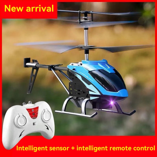 Mini Remote Control Induction Helicopter Indoor Gesture Suspension Drone Drop resistant Charging Remote Control Children's Toy