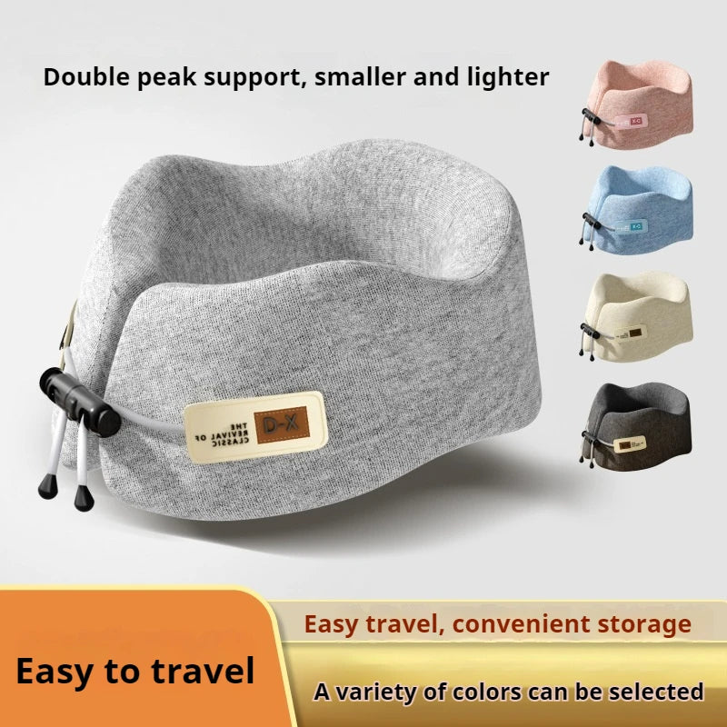 Memory Foam U-Shaped Pillow Travel Neck Support Sleeping Pillow Shoulder Rest U-Cushion Airplane Trip Neck Pillow