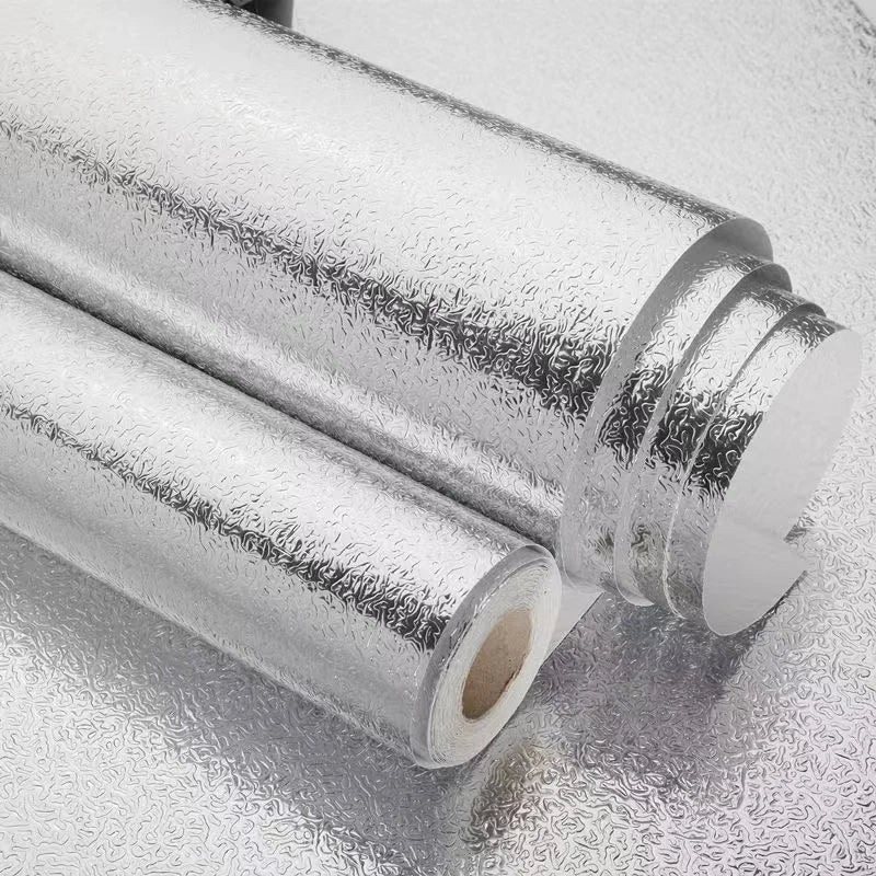 Kitchen Countertop Oil-Proof Sticker Waterproof Self-Adhesive High Temperature Waterproof Kitchen Stove Sticker Wallpaper Suitable for Countertop Drawer Cabinet Rack