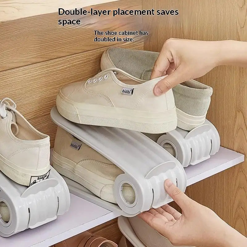 Shoes Storage Rack Space Adjustable Height Rack For High Heels Sneakers Slippers Drawers Under Bed