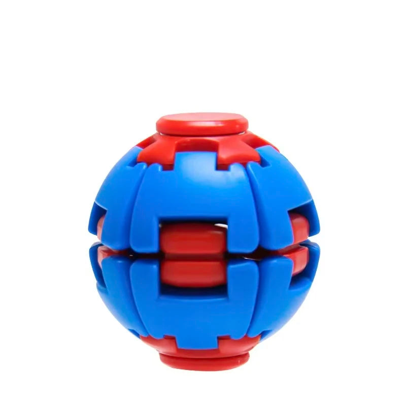 Portable 3D Printing Antistress Fidget Spinner Color Pressure Reducing Ball Press Rotate Relieve Stress Office Toy Children Gift