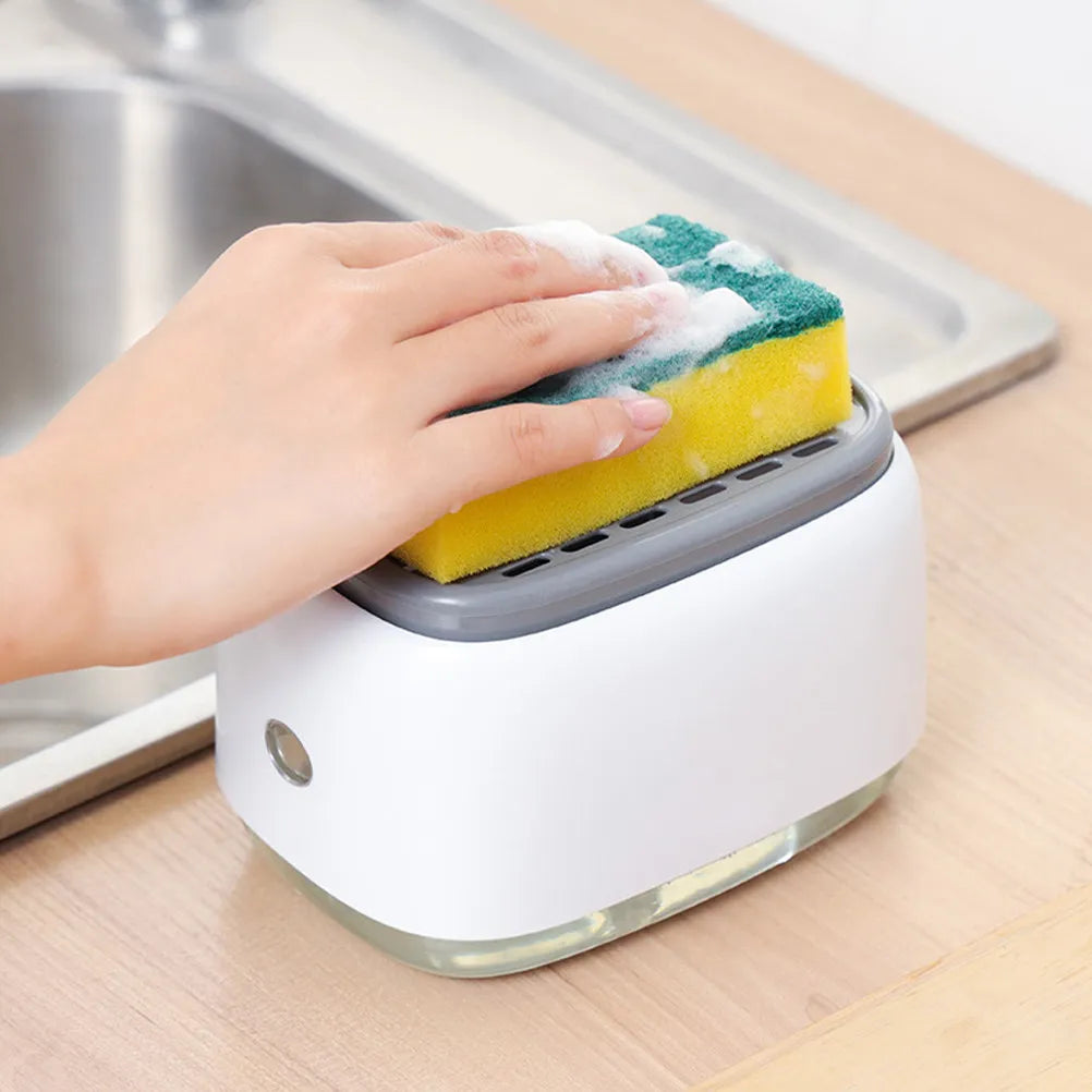 Household Sink Soap Dispenser Kitchen Dish Countertop Dispensers Hand Container Dishwashing Liquid