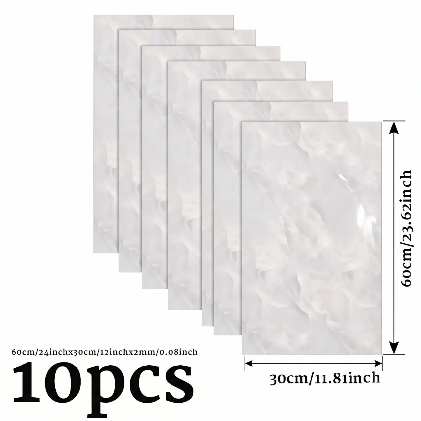 wallpaper Imitation Marble Wall Stickers IXPE Self-adhesive Floor Stickers Waterproof Bathroom living Room Decoration Decals