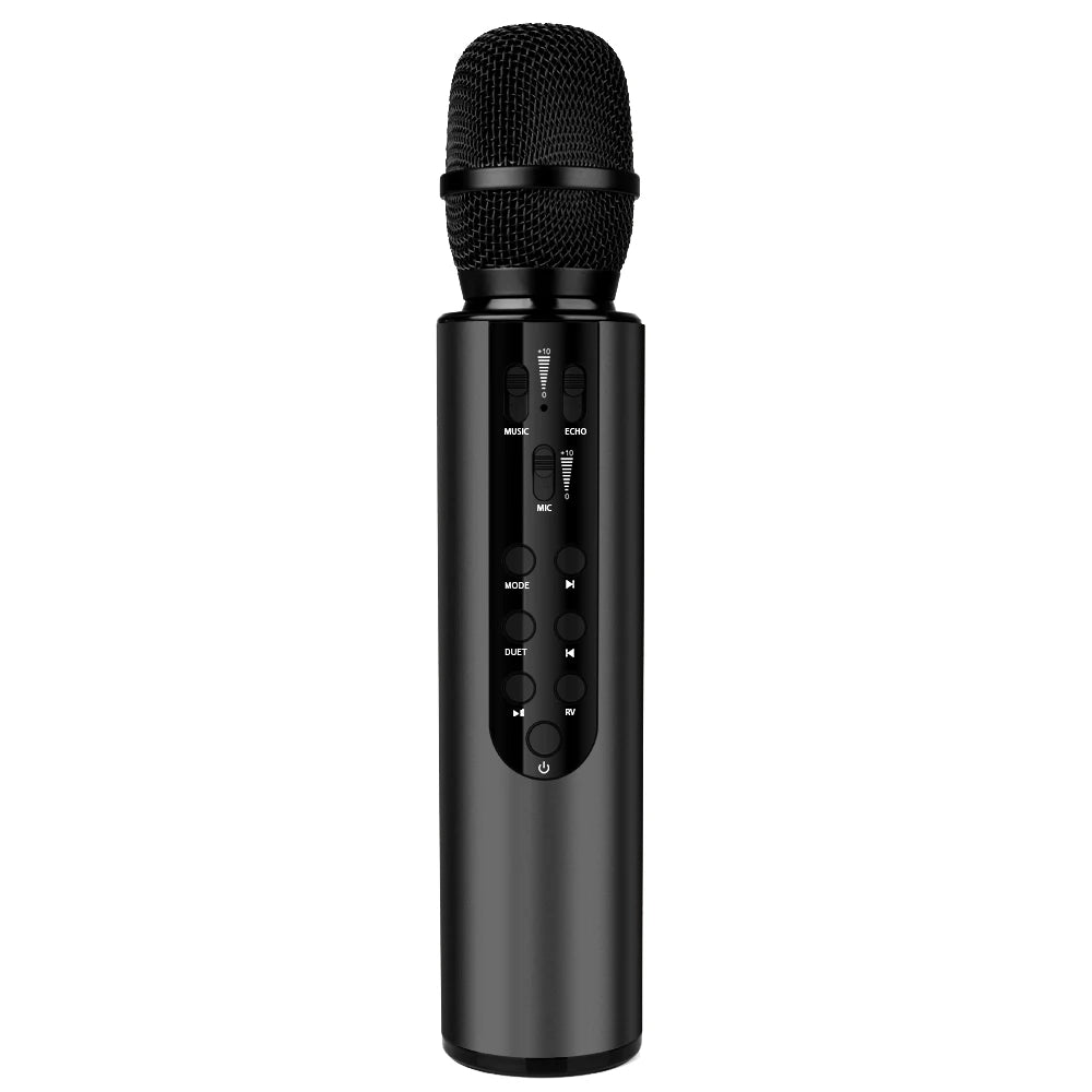 2.4G Wireless KTV Microphone Speaker， All-in-One with Professional Sound Effects， for Home Karaoke， Outdoor， Party， Portable
