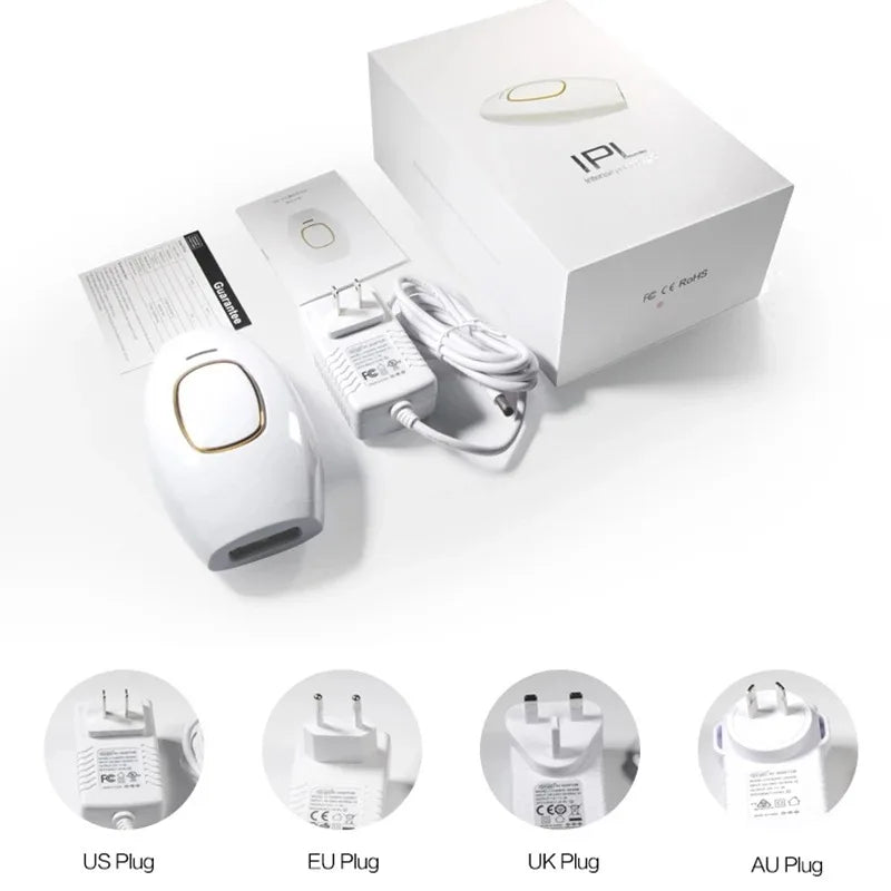 Home female full-body hair removal device, painless hair laser hair removal machine, permanent IPL hair removal device