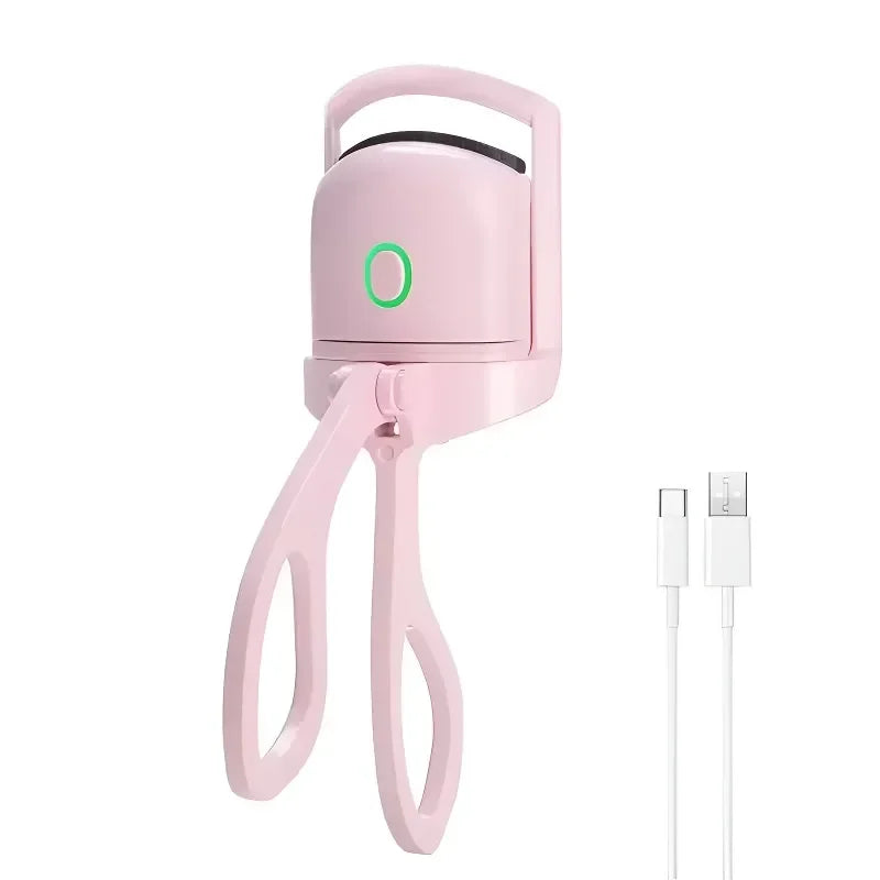 USB-Rechargeable Eyelash Curler - 2 temperature settings for customized curls that stay all day.
