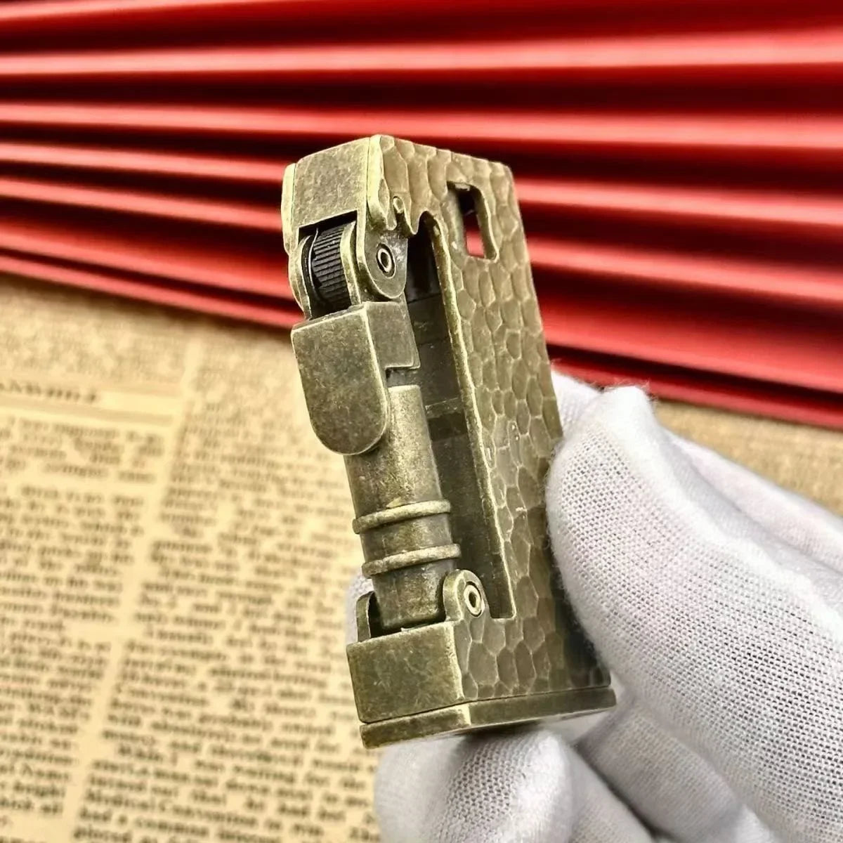 New Retro Scimitar Fuel Lighter Windproof Pit Heterosexual Metal Press Ignition Lighter Wholesale Male Personalized Gift