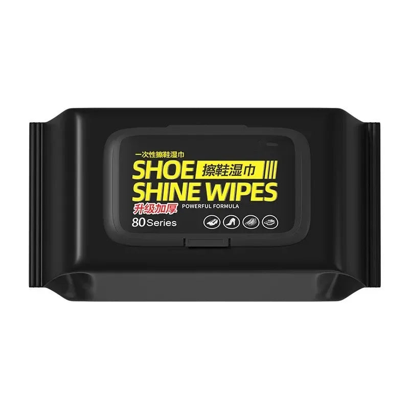 Shoe Sneaker Wipes Cleaner Quick Wipes Disposable Travel Portable Removes Dirt Stains Quick Wet Wipes for Shoe Care 80 Pcs