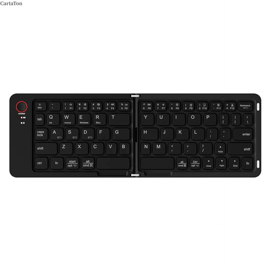 Portable Wireless  BT Foldable Keyboard for IOS/Android/Windows Tablet Mobile Phone Portable Keyboard Computer Accessories