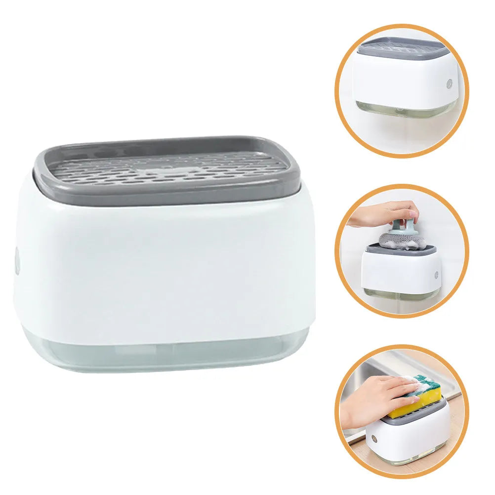 Household Sink Soap Dispenser Kitchen Dish Countertop Dispensers Hand Container Dishwashing Liquid