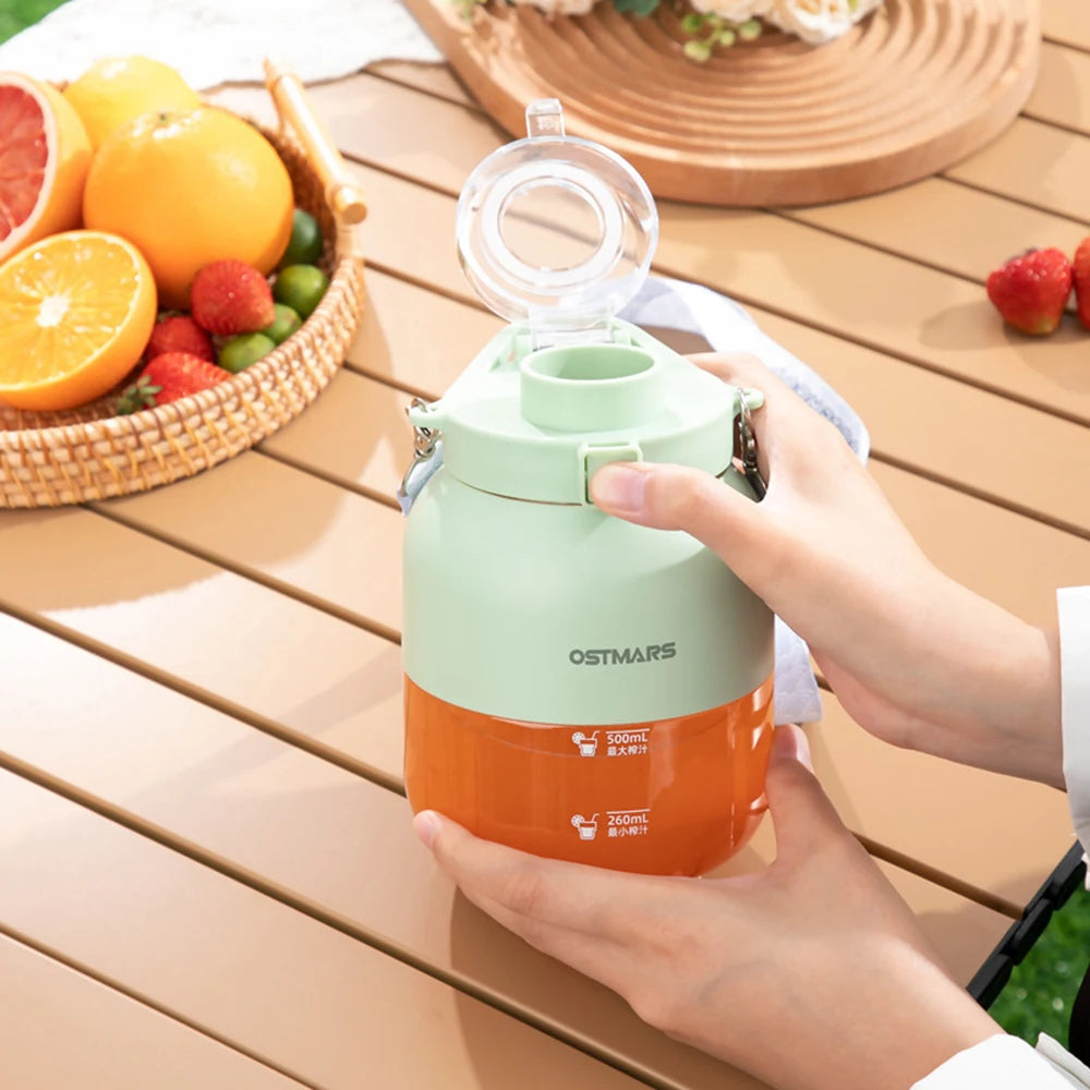 German OSTMARS portable juice cup 1100mL large capacity freshly squeezed juice tons barrel