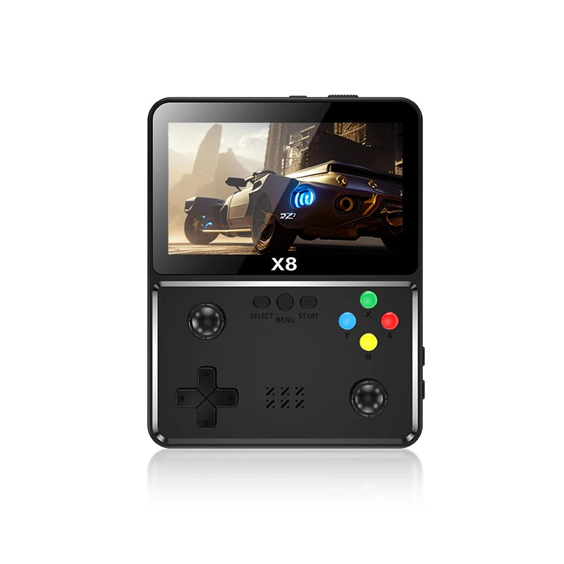 X8 Retro Handheld Game Console 4 Inch IPS Screen 10 Emulator Dual Operated Video Game Player Home Game Console PSP2000+ Gaming